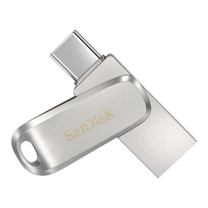 SANDISK Ultra Dual Drive Luxe Type-C 512GB, OTG, Upto 400MB/s, Pendrive, Silver, 5Y Warranty (SDDDC4-512G-I35)